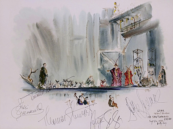 Lear Aribert Reimann The San Francisco Opera by Betty Guy