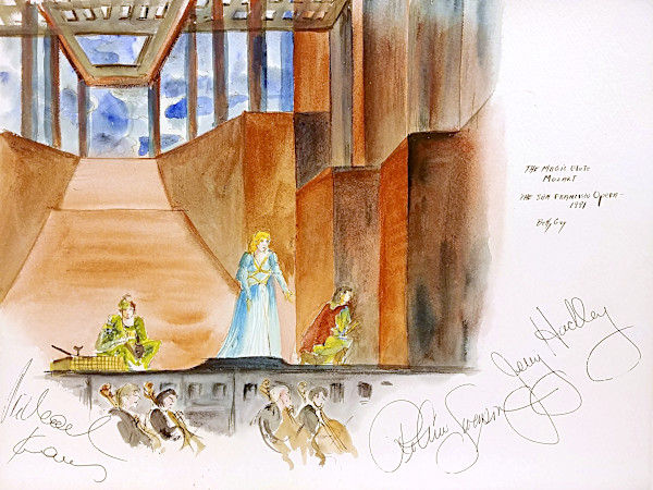 The Magic Flute Mozart The San Francisco Opera by Betty Guy