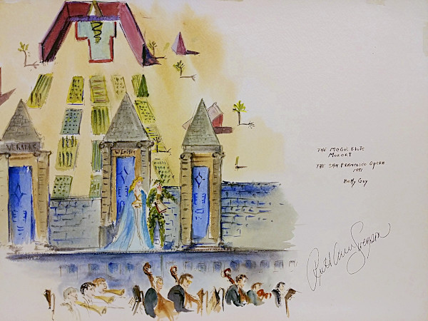 The Magic Flute Mozart The San Francisco Opera by Betty Guy