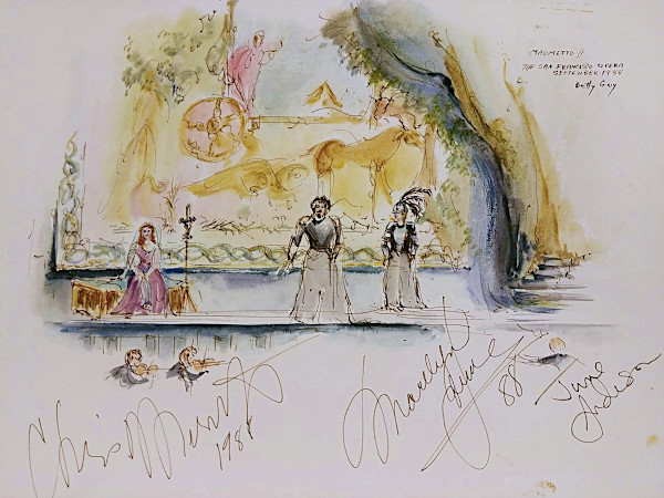 Maometto II The San Francisco Opera by Betty Guy