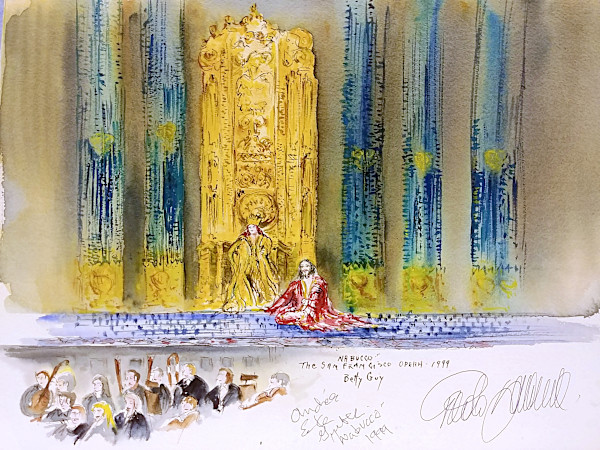 "Nabucco" The San Francisco Opera by Betty Guy