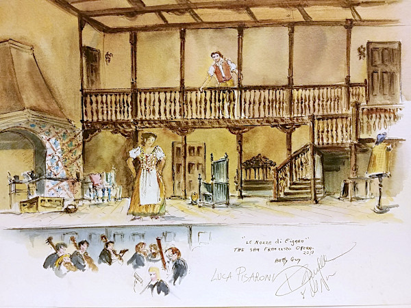 "Le Nozze di Figaro" The San Francisco Opera by Betty Guy