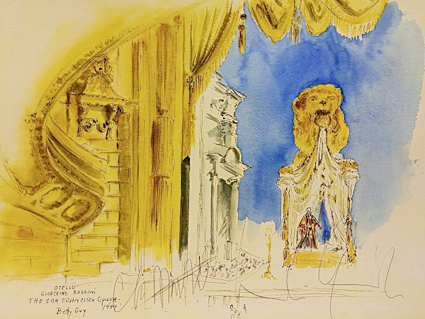 Otello Gioachino Rossini The San Francisco Opera by Betty Guy
