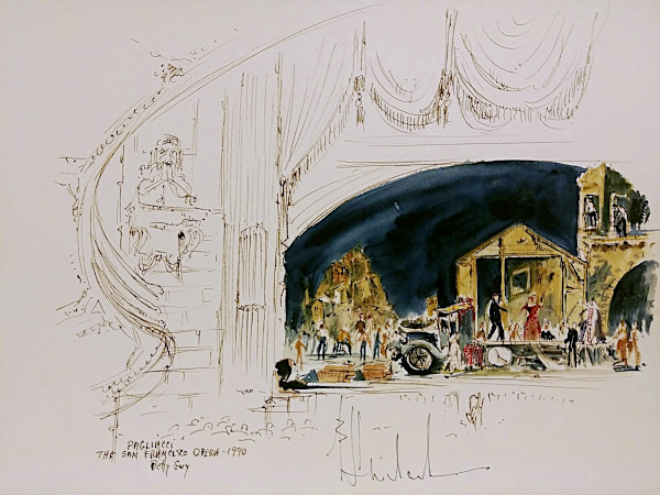 "Pagliacci" The San Francisco Opera by Betty Guy