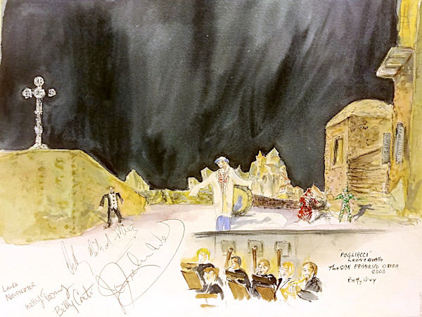 "Pagliacci" Leoncavallo The San Francisco Opera by Betty Guy