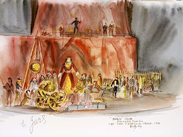 "Prince Igor" Alexander Borodin The San Francisco Opera by Betty Guy
