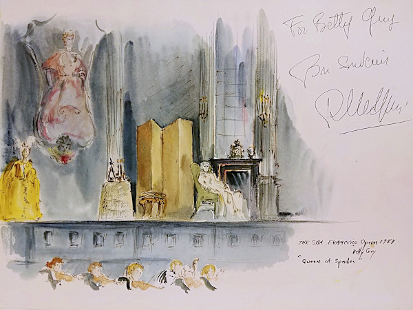 "Queen of Spades" The San Francisco Opera by Betty Guy