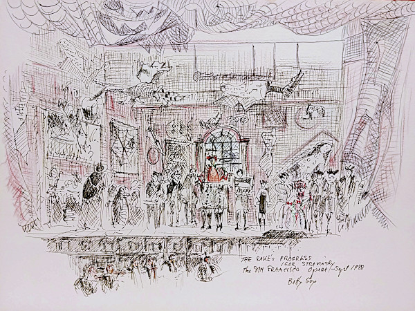 The Rake's ProgressIgor Stravinsky The San Francisco Opera by Betty Guy
