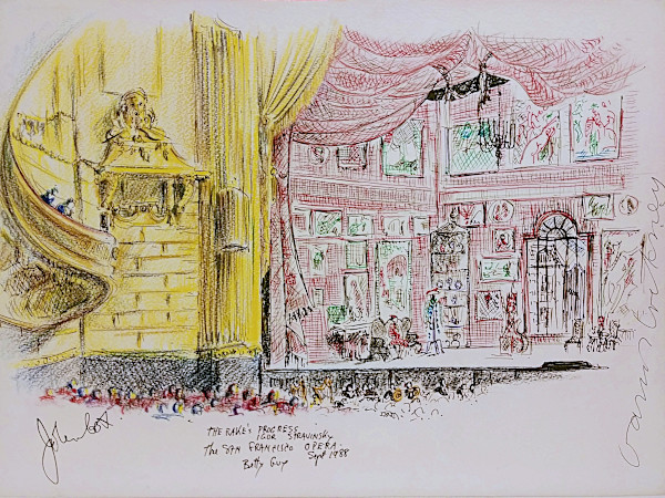 The Rake's Progress Igor Stravinsky The San Francisco Opera by Betty Guy