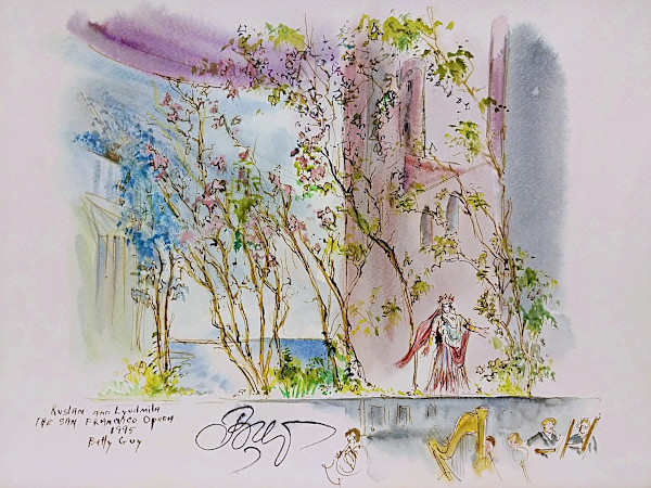 Ruslan and Lyudmila The San Francisco Opera by Betty Guy
