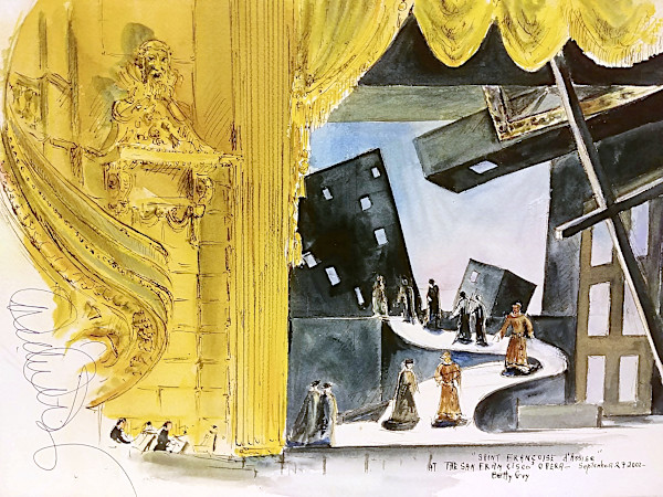 "Saint Francoise d'Assise" at The San Francisco Opera by Betty Guy