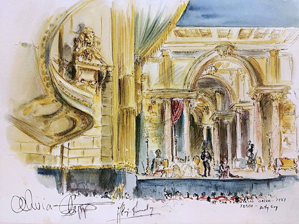 Tosca The San Francisco Opera by Betty Guy