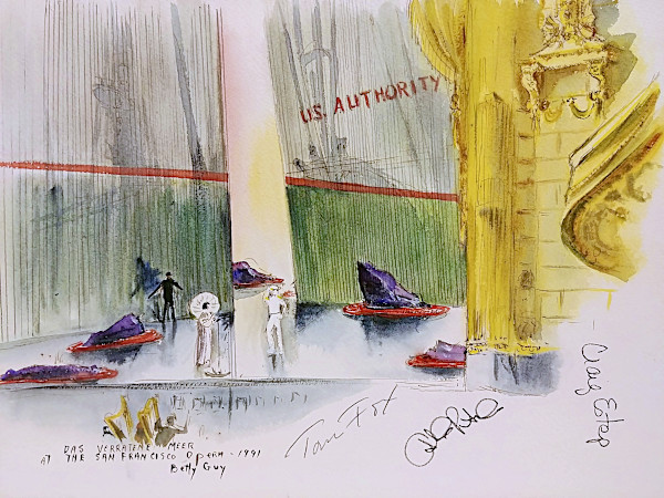 Das Verrantene Meer at The San Francisco Opera by Betty Guy