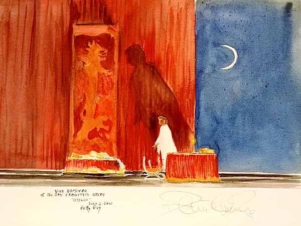 "Otello" Viva Domingo at The San Francisco Opera by Betty Guy