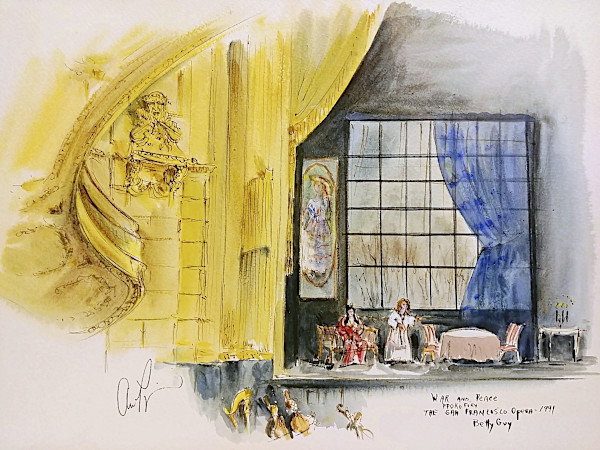 War and Peace Prokofiev The San Francisco Opera by Betty Guy