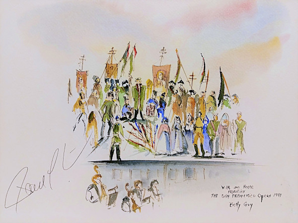War and Peace Prokofiev The San Francisco Opera by Betty Guy
