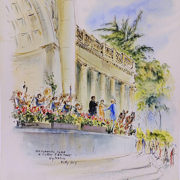 San Francisco Opera in Golden Gate Park! by Betty Guy