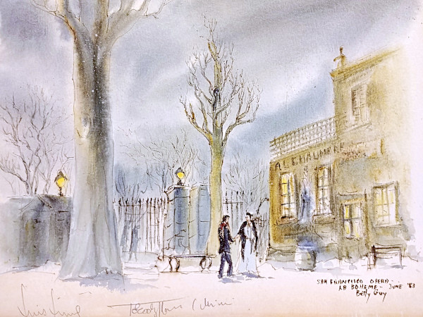 La Boheme San Francisco Opera by Betty Guy