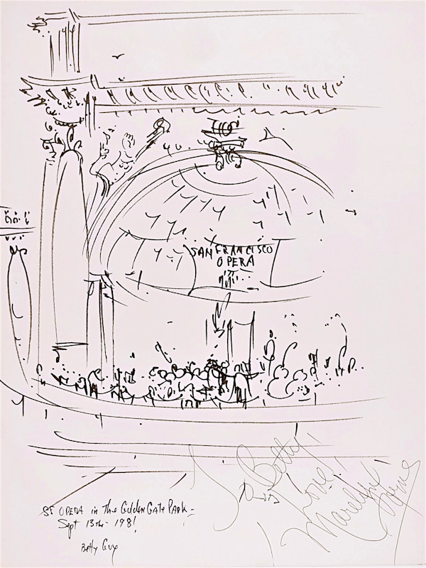 Sf Opera in The Golden Gate Park by Betty Guy