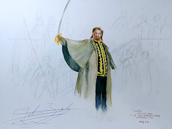 Otello Giuseppe Verdi at The San Francisco Opera by Betty Guy