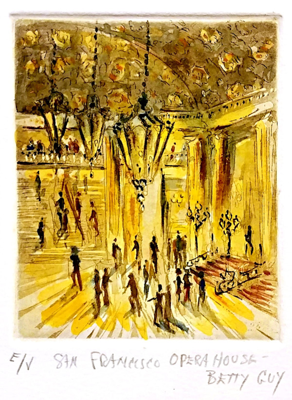 San Francisco Opera House by Betty Guy
