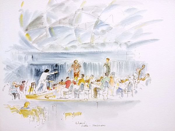 Rehearsal "Fidelio" - Tanglewood by Betty Guy