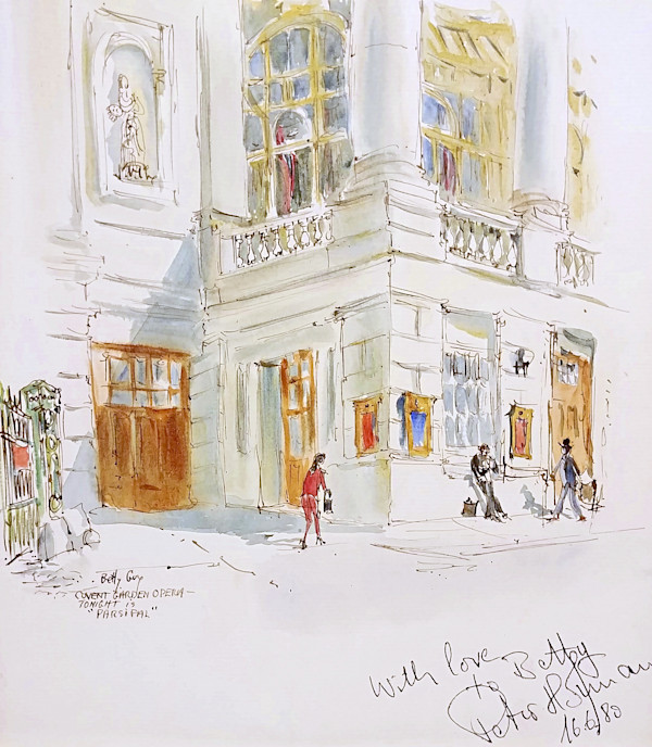 Covent Garden Opera Tonight is "Parsifal" by Betty Guy