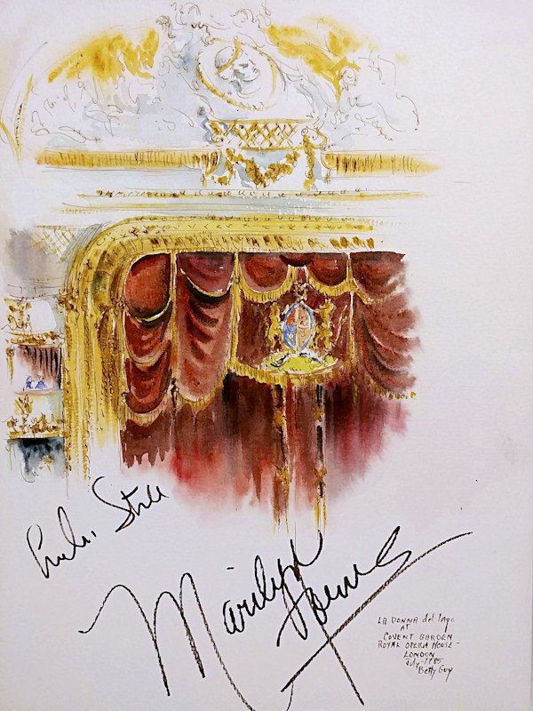 La Donna Del Lago Covent Garden Royal Opera House - London by Betty Guy