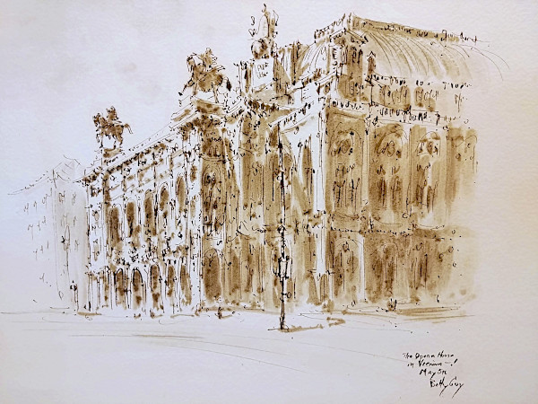 The Opera House in Vienna! by Betty Guy