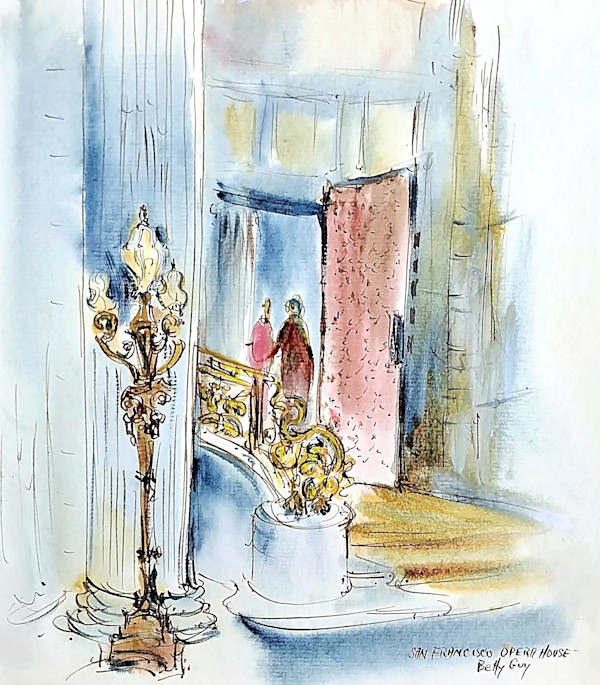 San Francisco Opera House by Betty Guy