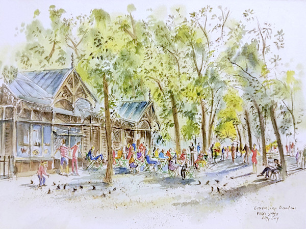 Luxemborg Gardens by Betty Guy, Image 1.
