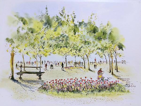 The Luxembourg Gardens by Betty Guy