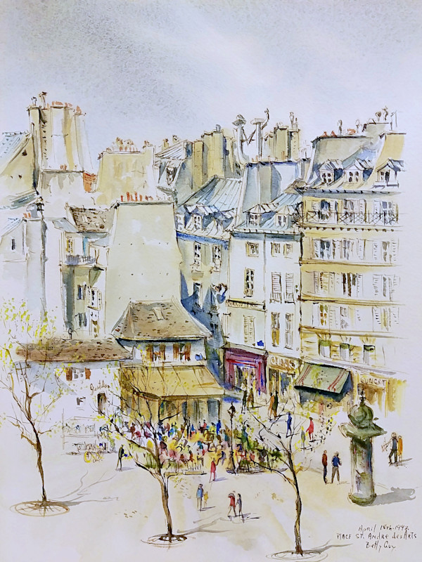 Place St Andre de Arts by Betty Guy