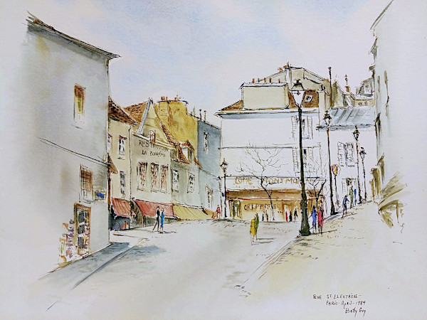 Rue St Eleuthere by Betty Guy