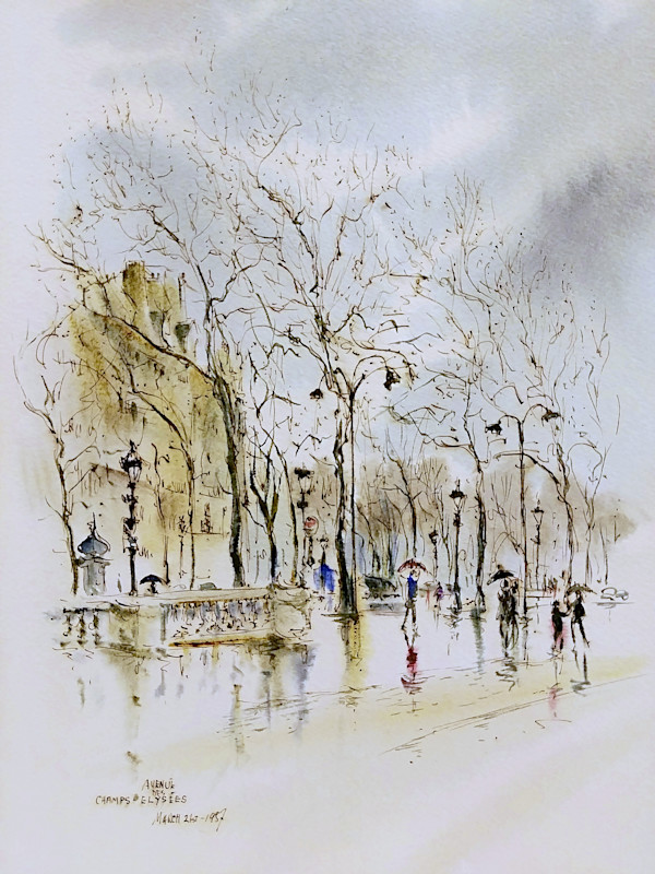 Avenue Des Champs-Elysees by Betty Guy
