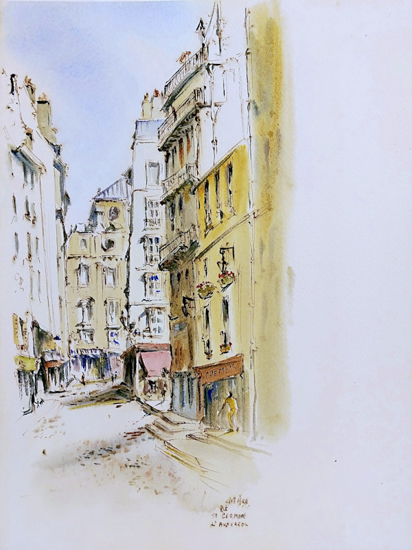 1st Arr. Rue St Germain L' Auxerros by Betty Guy