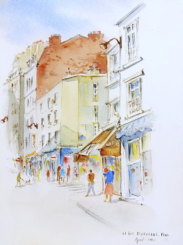 La Rue Daguerre, Paris by Betty Guy