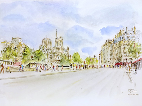 Paris Notre Dame by Betty Guy