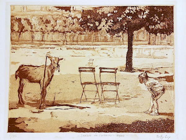 Jardin de Tuileries - Paris by Betty Guy