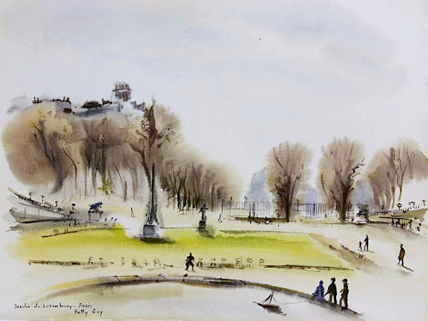 Jardin du Luxembourg - Paris by Betty Guy