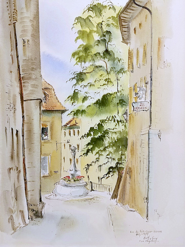 Rue du Puits - Saint Pierre by Betty Guy