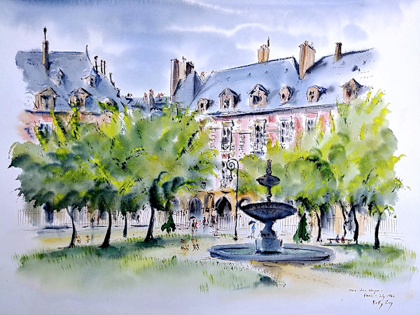 Place des Vosges Paris by Betty Guy