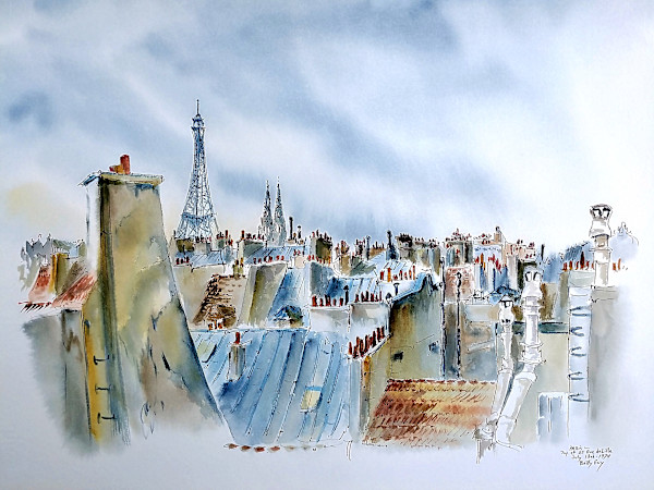 Paris Top of 25 Rue de Lille by Betty Guy