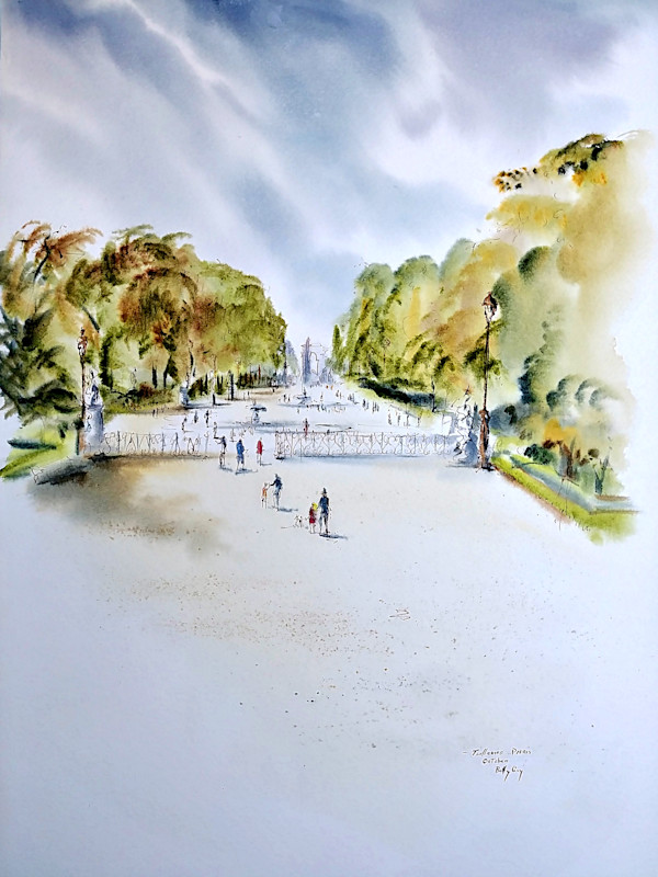 Tuilleries Paris by Betty Guy
