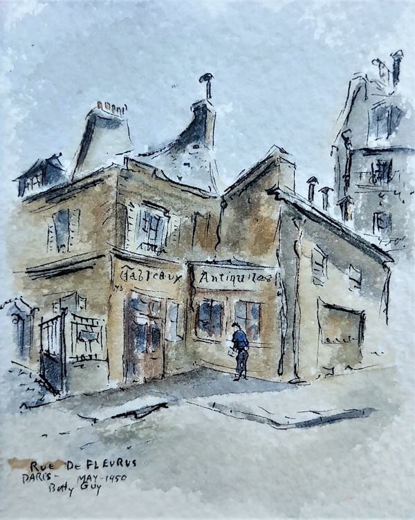 Rue De Fleurus Paris by Betty Guy