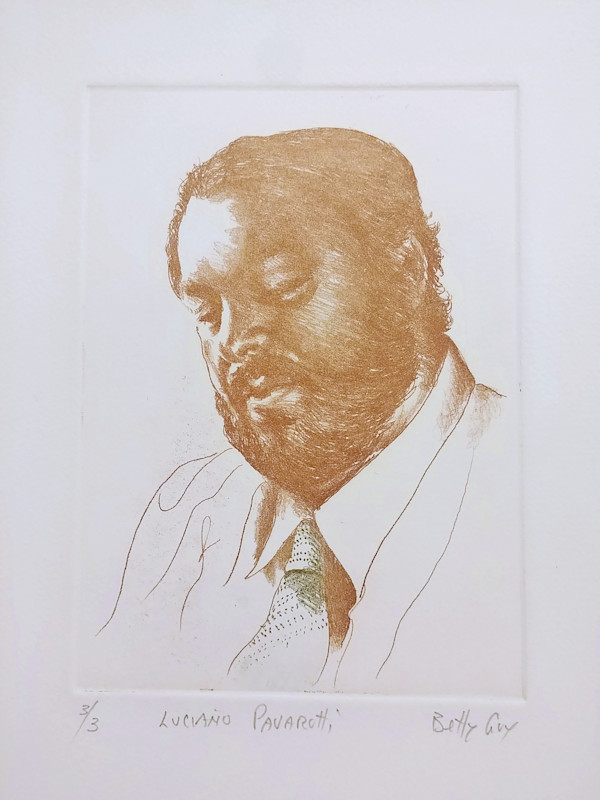 Luciano Pavarotti by Betty Guy