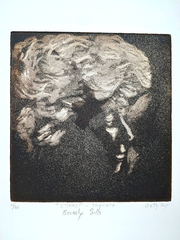 "E' Tardi" - Traviata Beverly Sills by Betty Guy, Image 1.