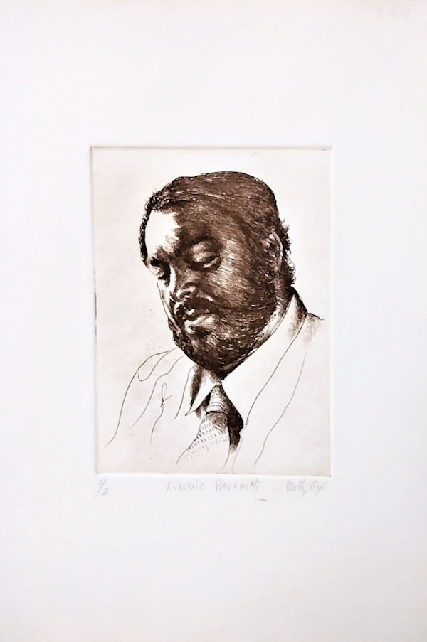 Luciano Pavarotti by Betty Guy