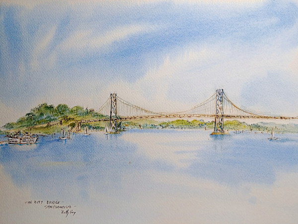 The Bay Bridge San Francisco by Betty Guy