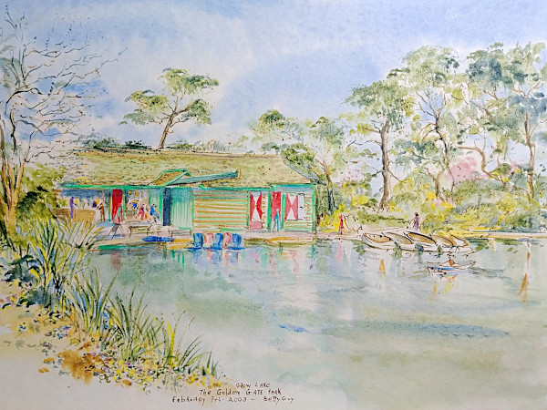 Stow Lake The Golden Gate Park by Betty Guy